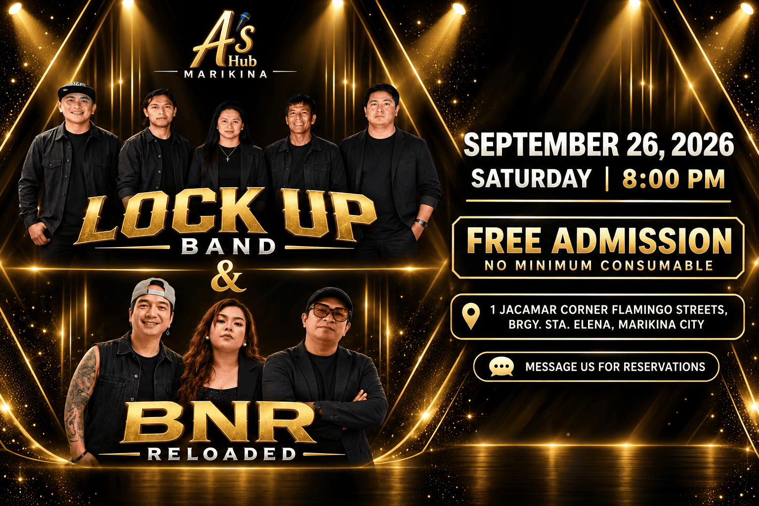 Lock Up Band and BNR Reloaded
